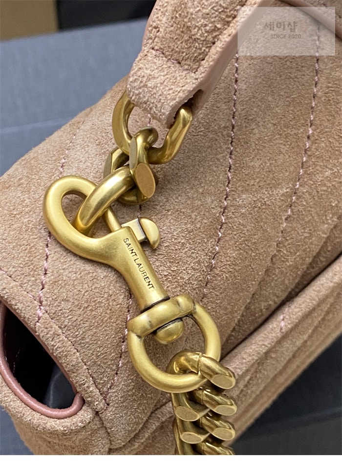 Saint Laurent 생로랑 컬리지 미니 퀼티드 크로스백 블랙 Bag 25번 이미지