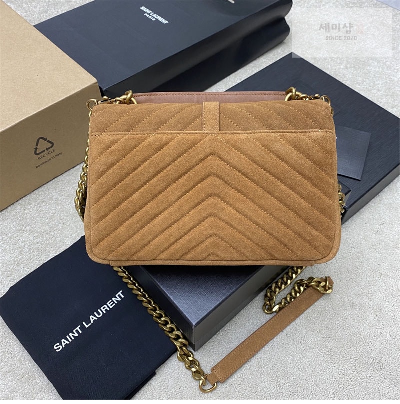 Saint Laurent 생로랑 컬리지 미디엄 스웨이드 숄더 백 Bag 17번 이미지
