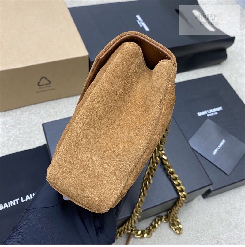 Saint Laurent 생로랑 컬리지 미디엄 스웨이드 숄더 백 Bag 13번 이미지