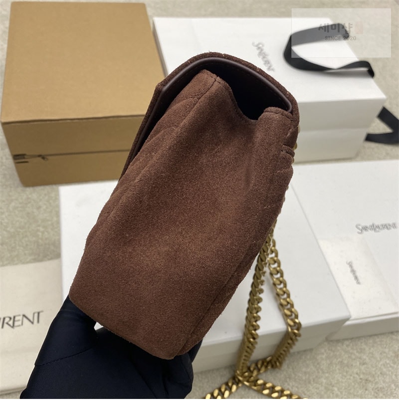 Saint Laurent 생로랑 컬리지 미디엄 스웨이드 숄더 백 Bag 3번 이미지