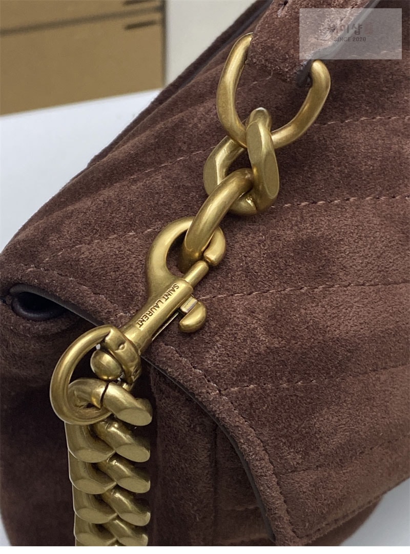 Saint Laurent 생로랑 컬리지 미디엄 스웨이드 숄더 백 Bag 24번 이미지