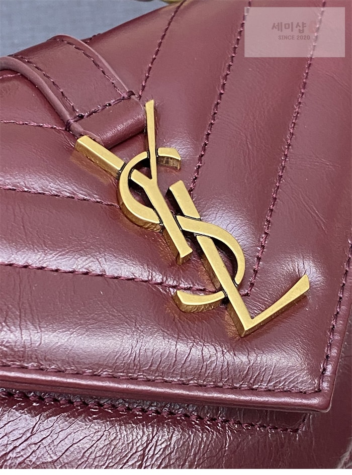 Saint Laurent 생로랑 컬리지 카산드라 미니 체인백 블랙 Bag 17번 이미지