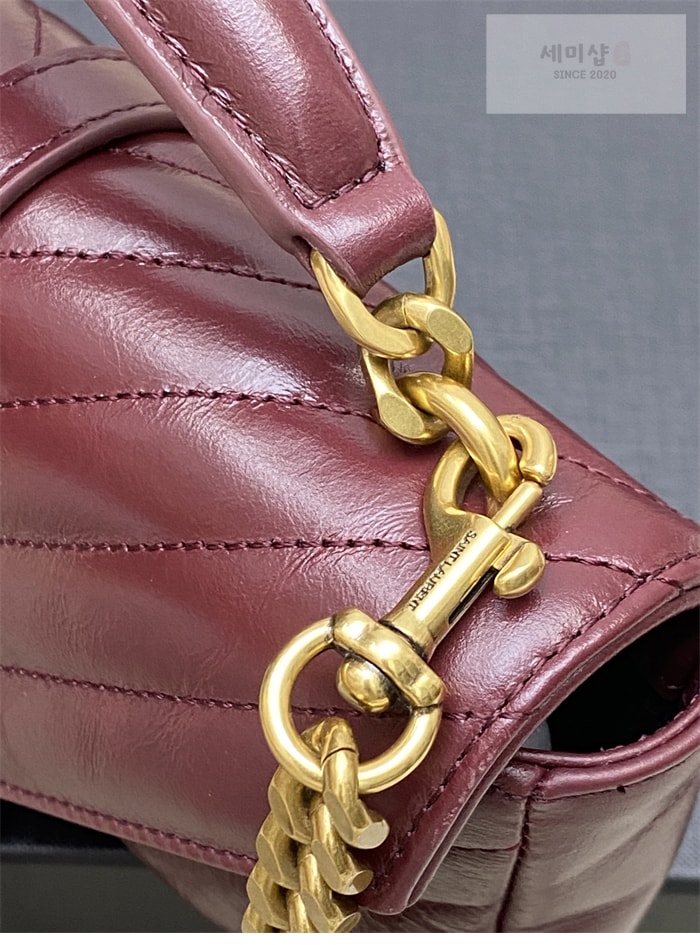 Saint Laurent 생로랑 컬리지 카산드라 미니 체인백 블랙 Bag 25번 이미지