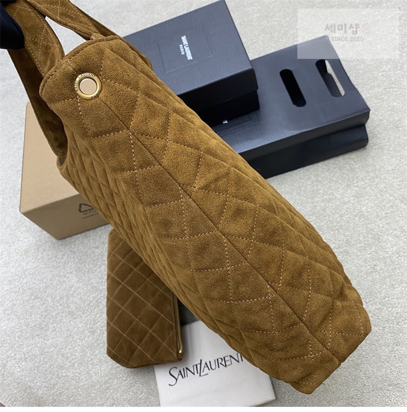 Saint Laurent 생로랑 퀼팅 스웨이드 ICARE 맥시 백 698651 Bag 8번 이미지
