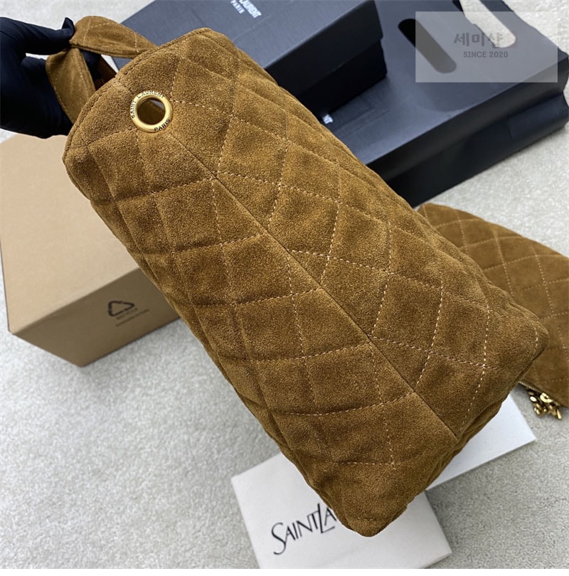 Saint Laurent 생로랑 퀼팅 스웨이드 ICARE 미디엄 백 858191 Bag 2번 이미지