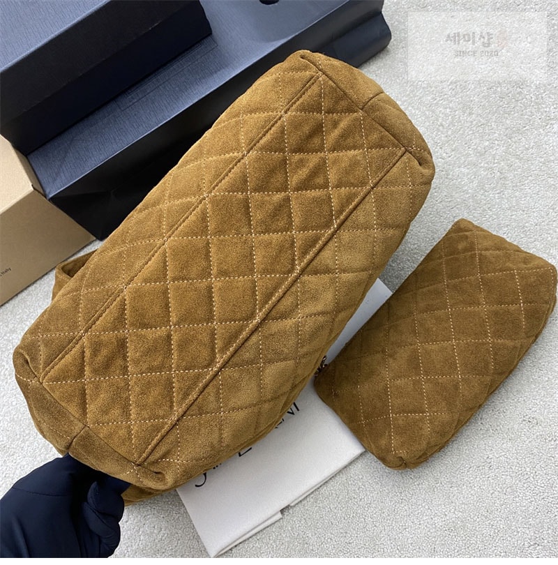 Saint Laurent 생로랑 퀼팅 스웨이드 ICARE 미디엄 백 858191 Bag 5번 이미지