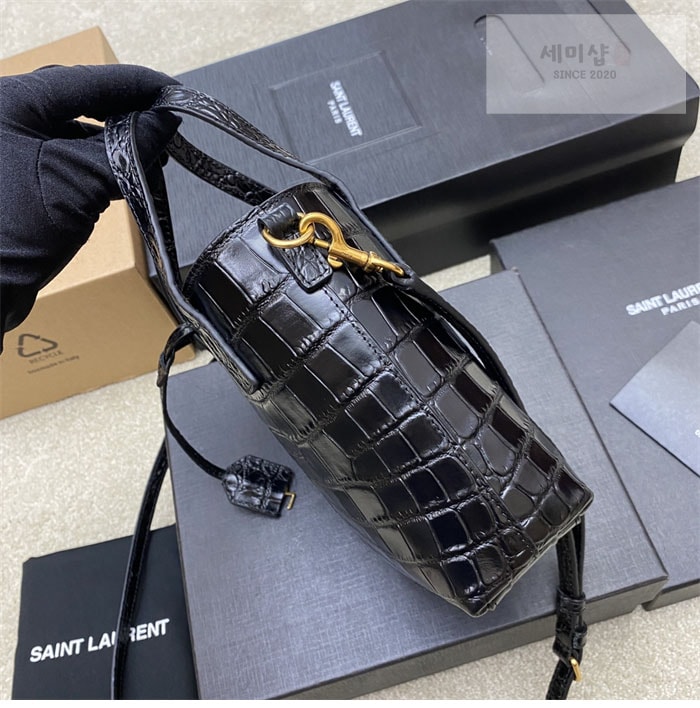 Saint Laurent 생로랑 토이 쇼퍼 미니 토트 백 Bag 5번 이미지