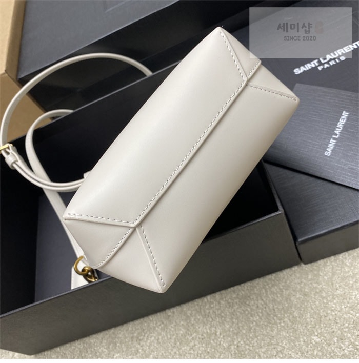 Saint Laurent 생로랑 토이 쇼퍼 미니 토트 백 블랙 Bag 8번 이미지