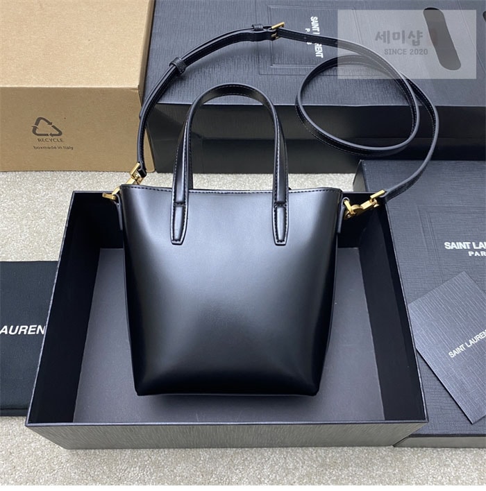Saint Laurent 생로랑 토이 쇼퍼 미니 토트 백 블랙 Bag 3번 이미지