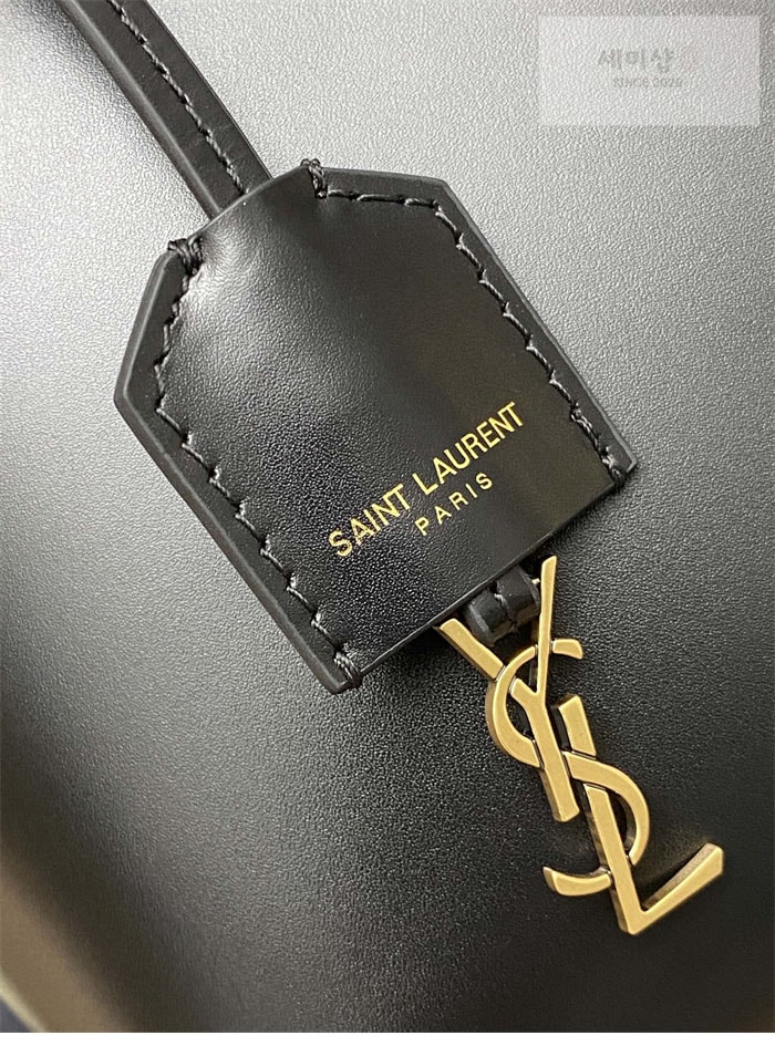 Saint Laurent 생로랑 토이 쇼퍼 미니 토트 백 블랙 Bag 24번 이미지