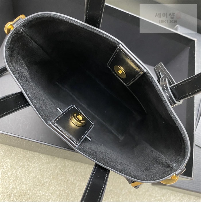 Saint Laurent 생로랑 토이 쇼퍼 미니 토트 백 블랙 Bag 22번 이미지