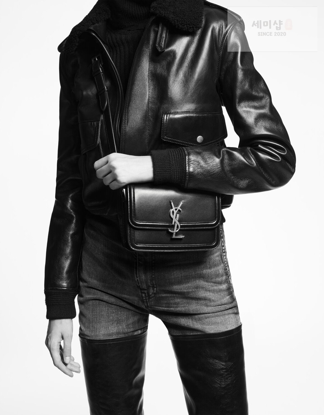 Saint Laurent 생로랑 페이턴드 레더 솔페리노 스몰 사첼 백 19*13*5CM Bag 7번 이미지