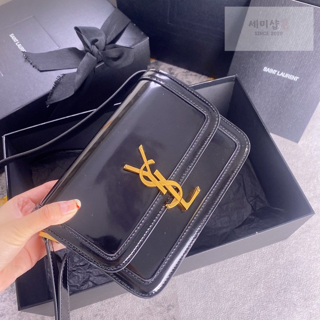 Saint Laurent 생로랑 페이턴드 레더 솔페리노 스몰 사첼 백 19*13*5CM Bag 3번 이미지