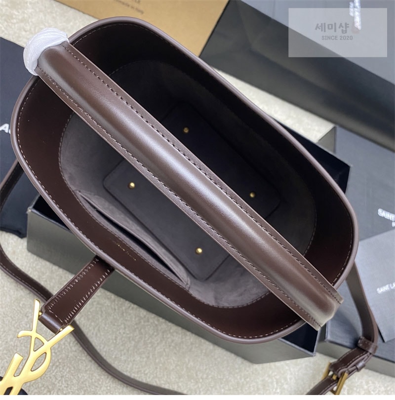 Saint Laurent 생로랑 LE 5À7 스몰 샤이니백 루즈 카베르네 749036 Bag 5번 이미지
