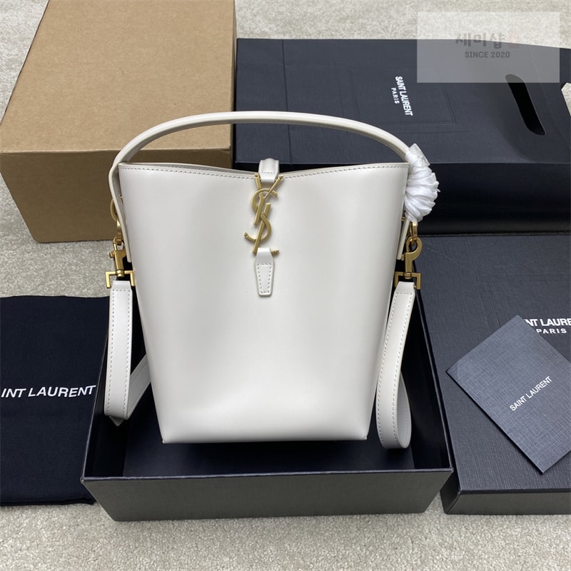Saint Laurent 생로랑 LE 5À7 스몰 샤이니백 빈티지 화이트 749036 Bag 6번 이미지