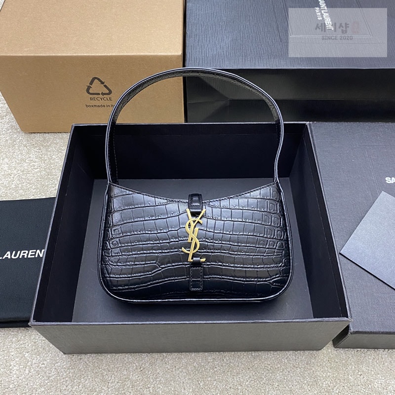 Saint Laurent 생로랑 LE 5 À 7 미니 호보백 1# Bag 21번 이미지