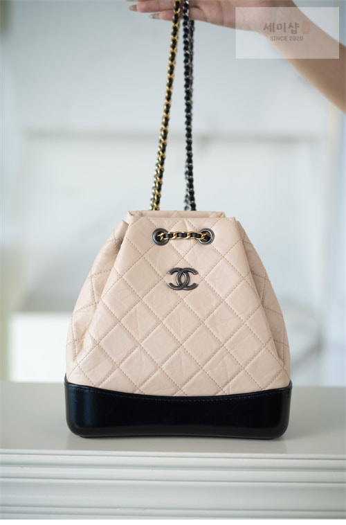 C H A N E L 샤넬 가브리엘 백팩 스몰 베이지 Bag 4번 이미지