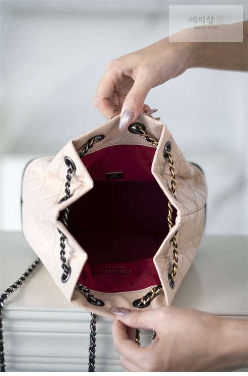 C H A N E L 샤넬 가브리엘 백팩 스몰 베이지 Bag 5번 이미지