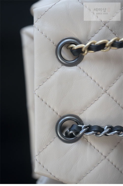 C H A N E L 샤넬 가브리엘 백팩 스몰 베이지 Bag 15번 이미지