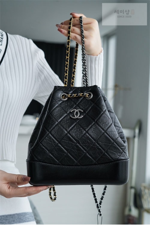 C H A N E L 샤넬 가브리엘 백팩 스몰 블랙 Bag 3번 이미지
