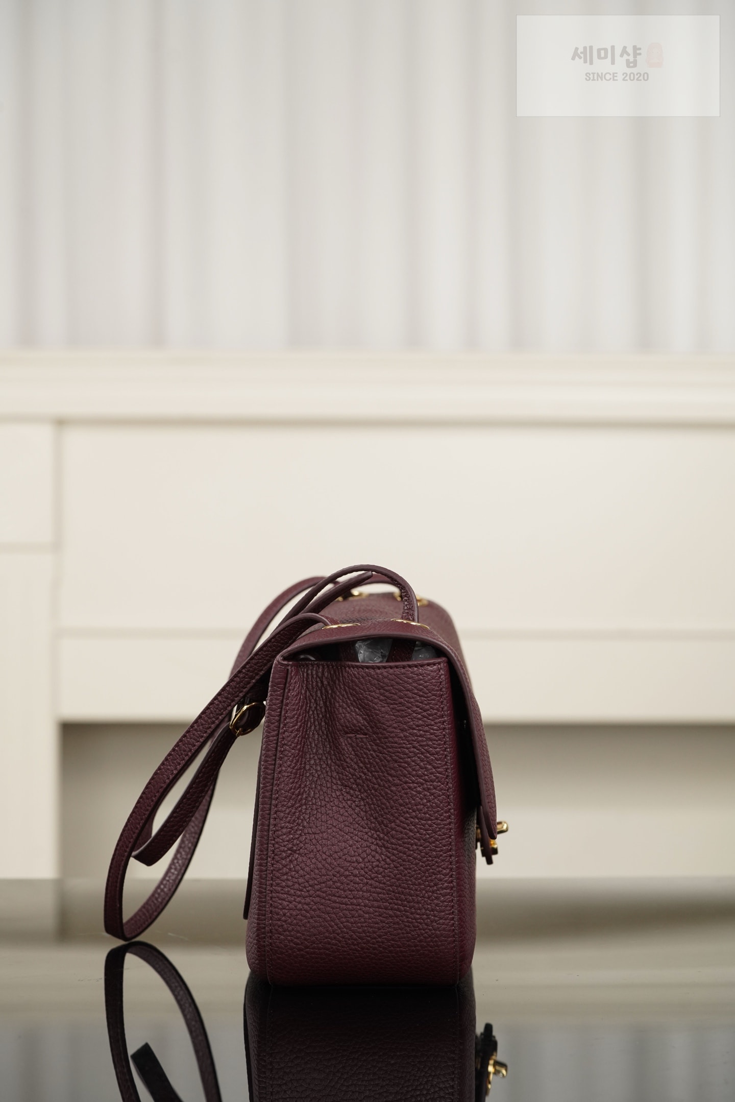 샤넬 샤넬 맥시 플랩 다크 버건디 Bag 4번 이미지