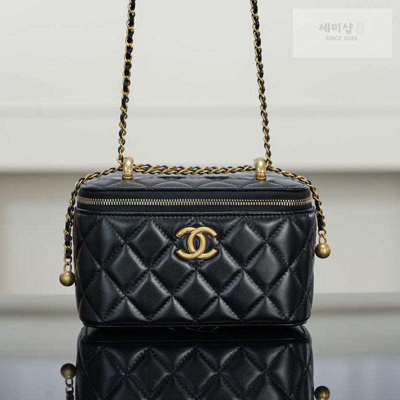C H A N E L 샤넬 베니티 케이스 체인백 블랙 블랙 Bag 5번 이미지
