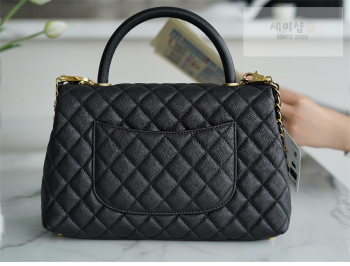 C H A N E L 샤넬 코코 핸들백 미디움 블랙 Bag 9번 이미지