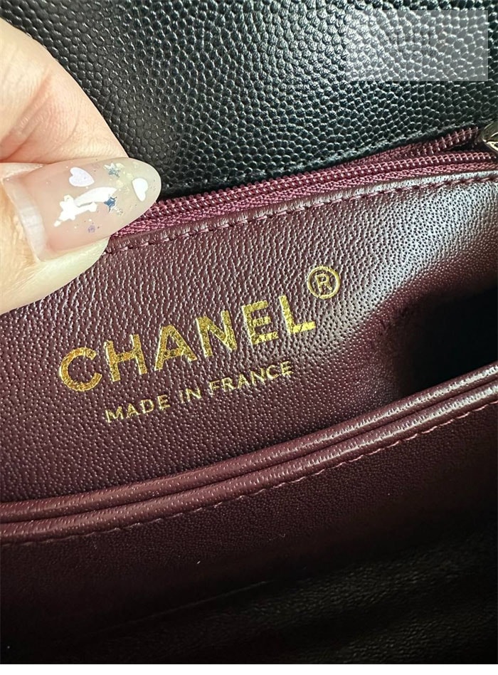 C H A N E L 샤넬 코코 핸들 스몰백 샴골 블랙 Bag 7번 이미지