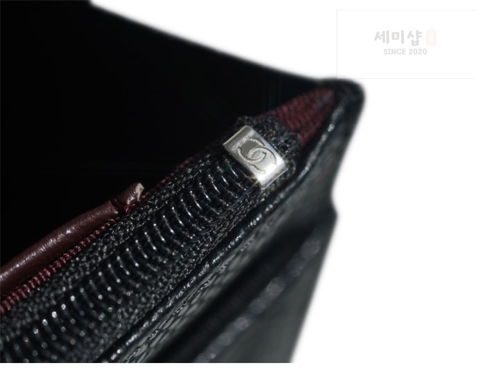 C H A N E L 샤넬 클래식 WOC 블랙/은장 HAAS 가죽 블랙 Bag 7번 이미지
