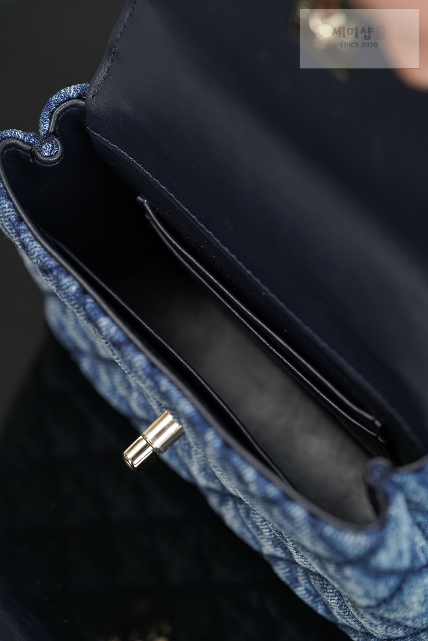 샤넬 샤넬 탑 핸들 데님 플랩백 워싱 데님 Bag 10번 이미지