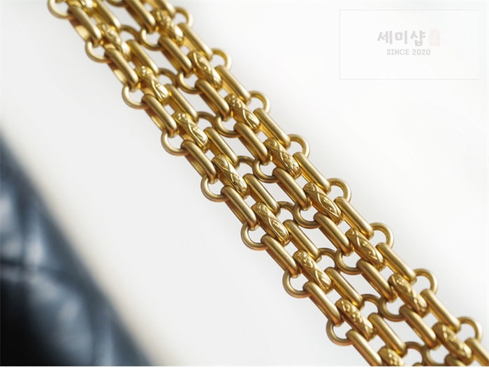 C H A N E L 샤넬 2.55 미니 빈티지 플랩백 금장 블랙 Bag 16번 이미지