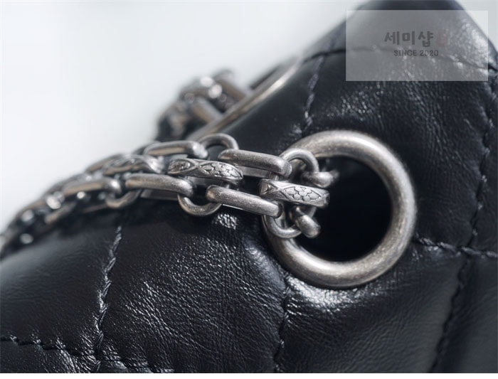 C H A N E L 샤넬 2.55 미니 빈티지 플랩백 은장 블랙 Bag 17번 이미지