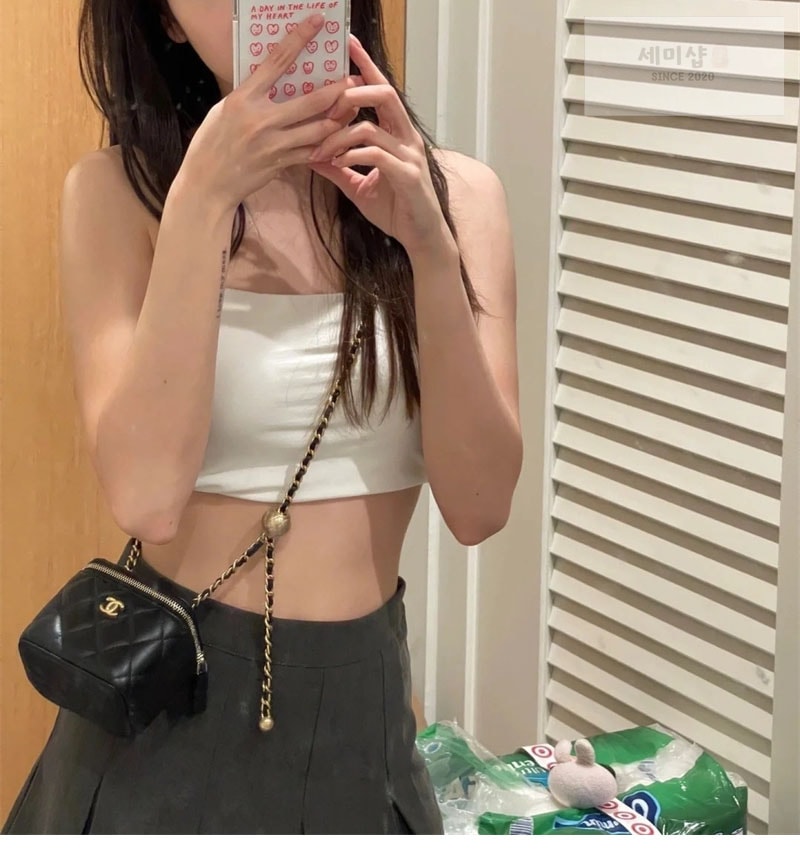 C H A N E L 샤넬 22B 베니티 골드볼 미니 백 골드메탈 블랙 블랙 Bag 7번 이미지
