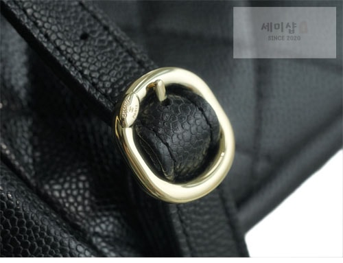 C H A N E L 샤넬 23P HAAS 더블 포켓 듀마 백백 블랙 블랙 Bag 7번 이미지