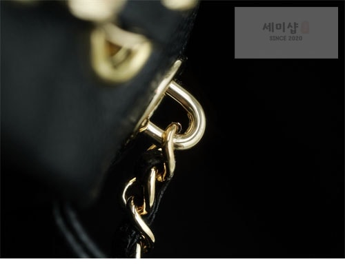 C H A N E L 샤넬 23P HAAS 더블 포켓 듀마 백백 블랙 블랙 Bag 23번 이미지