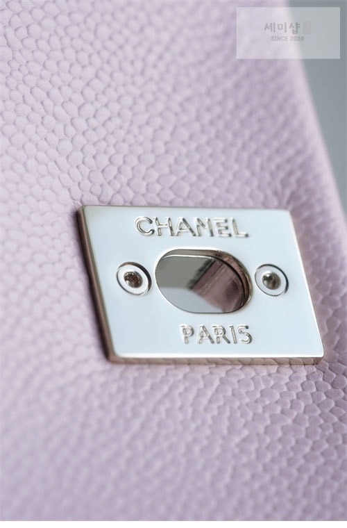C H A N E L 샤넬 23P HAAS 더블 포켓 듀마 백백 핑크 파우더핑크 Bag 9번 이미지
