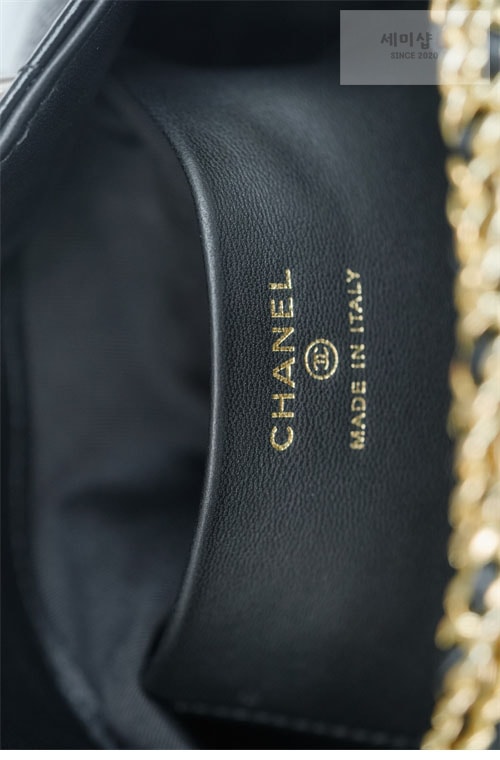 C H A N E L 샤넬 24B 램스킨 탑핸들백 블랙 Bag 18번 이미지