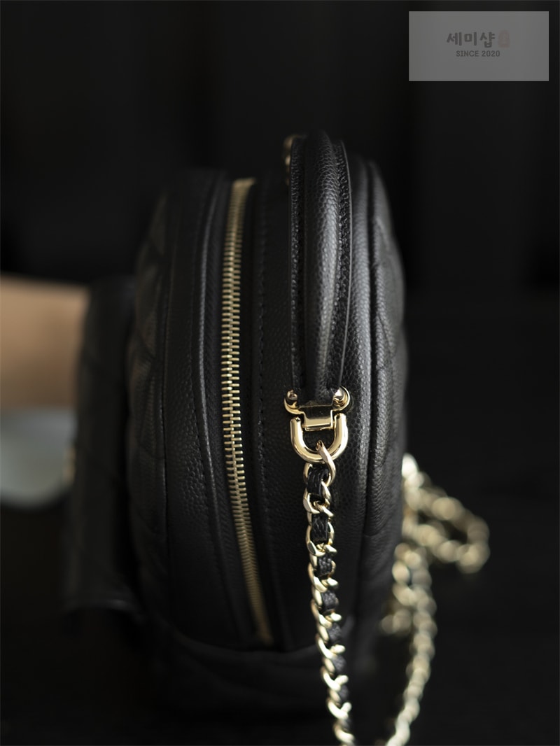 C H A N E L 샤넬 24C 탑 핸들 미니 백팩 블랙 블랙 Bag 6번 이미지