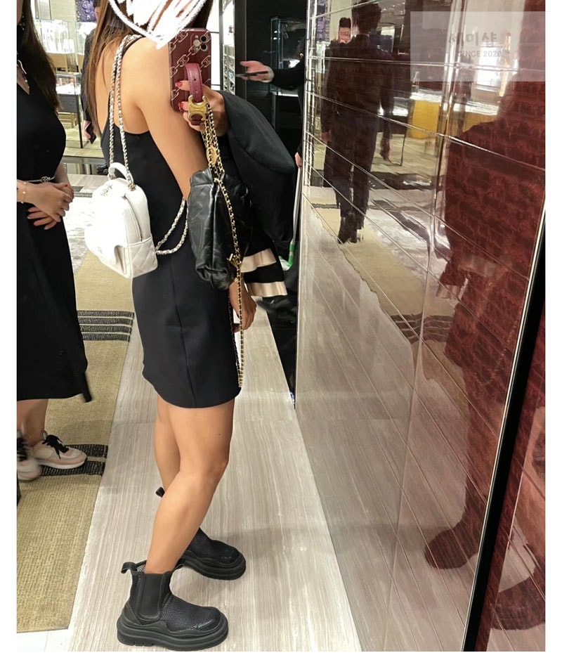 C H A N E L 샤넬 24C 탑 핸들 미니 백팩 화이트 화이트 Bag 5번 이미지