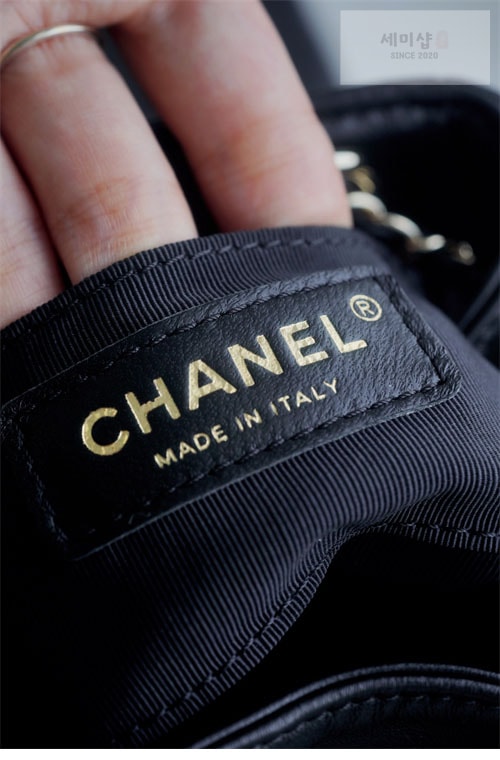 C H A N E L 샤넬 24P 듀마 백팩 블랙 블랙 Bag 3번 이미지