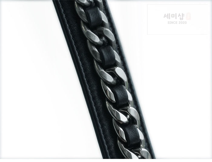 C H A N E L 샤넬 24p 19 WOC 블랙 골드 백 블랙 Bag 15번 이미지