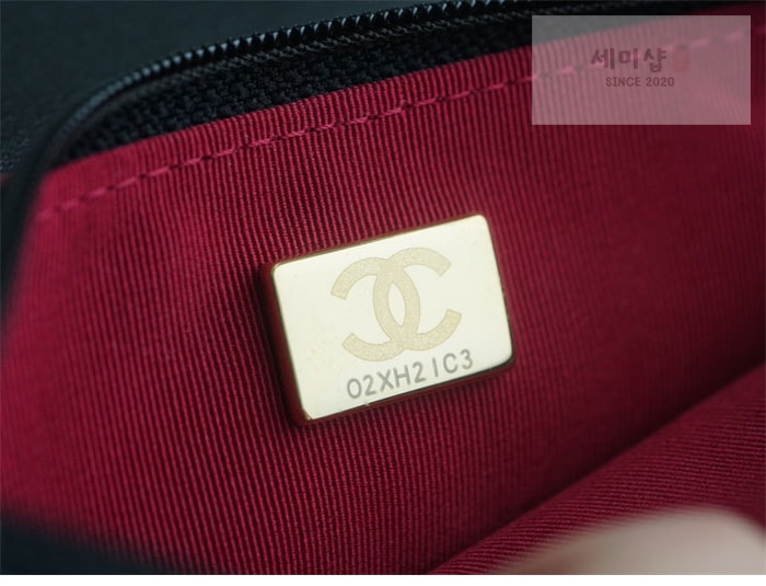 C H A N E L 샤넬 24p 19 WOC 블랙 골드 백 블랙 Bag 16번 이미지
