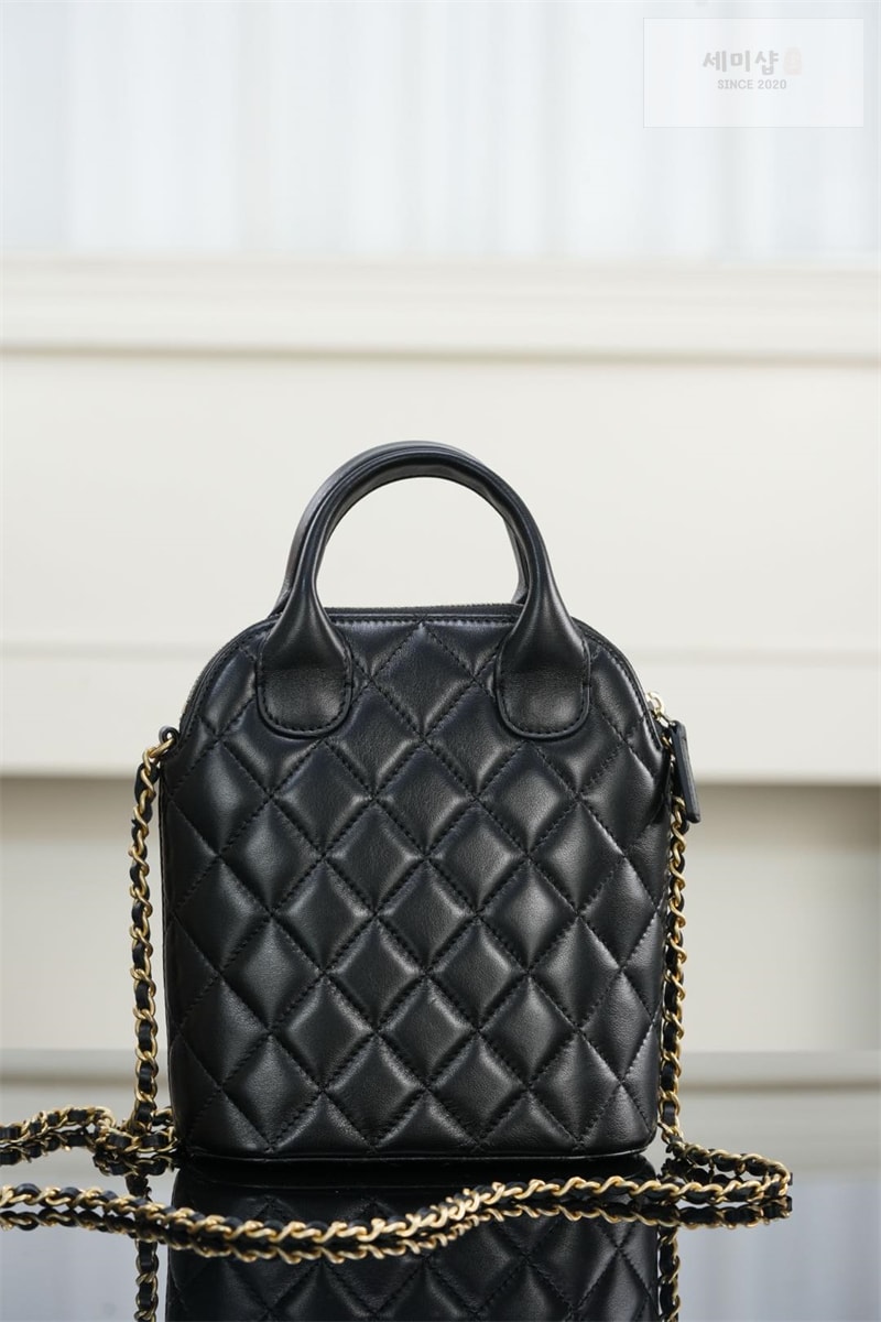 샤넬 샤넬 25A 스웨이드 카프스킨 체인 미니백 블랙 Bag 1번 이미지