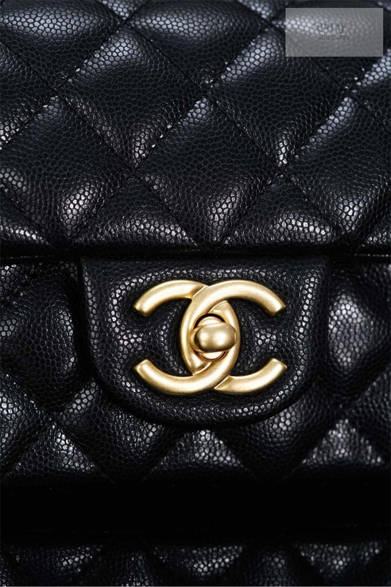 C H A N E L 샤넬 25B 클래식 뉴미니 탑핸들 플랩백 블랙 Bag 7번 이미지