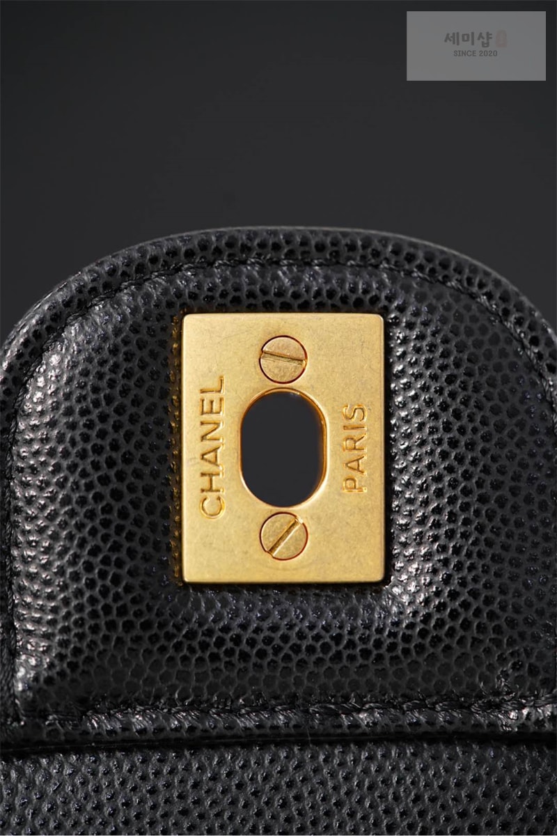C H A N E L 샤넬 25B 탑핸들 클래식 플랩백 클로버 블랙 Bag 12번 이미지