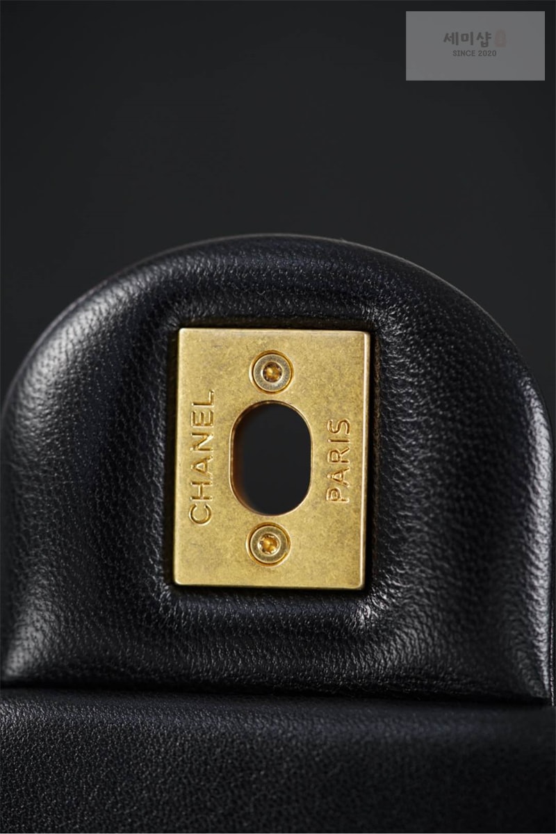 C H A N E L 샤넬 25B CC로고 클래식 플랩 라지 백 블랙 Bag 15번 이미지
