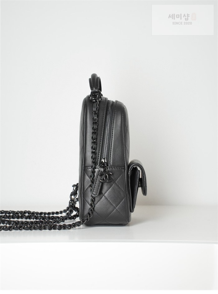 C H A N E L 샤넬 25C 미니 백팩 블랙 Bag 2번 이미지