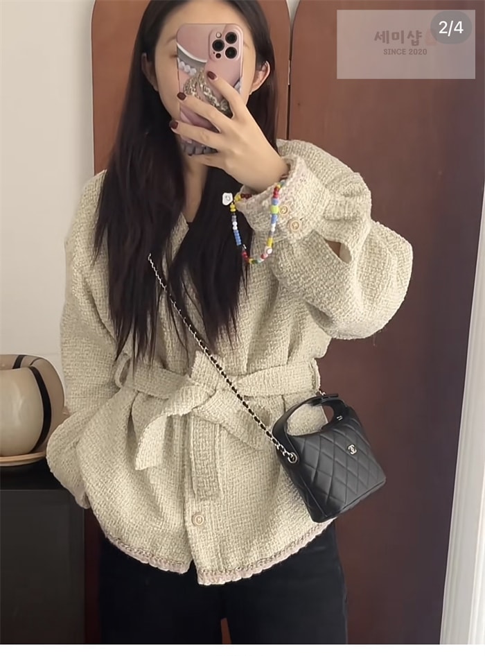 C H A N E L 샤넬 25C HAAS 호보 백 블랙 Bag 7번 이미지