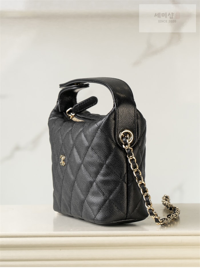 C H A N E L 샤넬 25C HAAS 호보 백 블랙 Bag 15번 이미지
