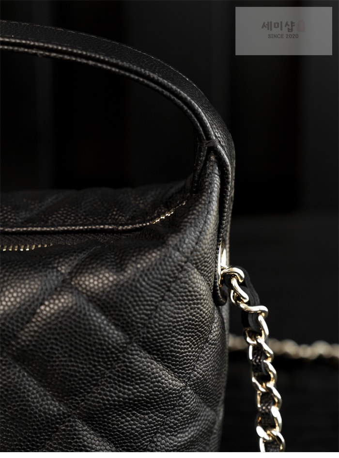 C H A N E L 샤넬 25C HAAS 호보 백 블랙 Bag 10번 이미지